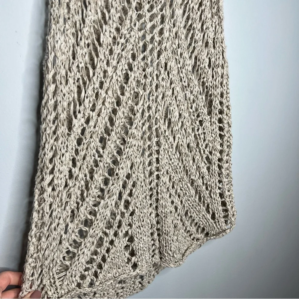 Eileen Fisher Beige Crochet Sleeveless Tank M 10 - 12 - Picture 6 of 6